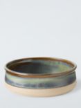 John Lewis Stoneware Dog Bowl, Small, Green/Multi