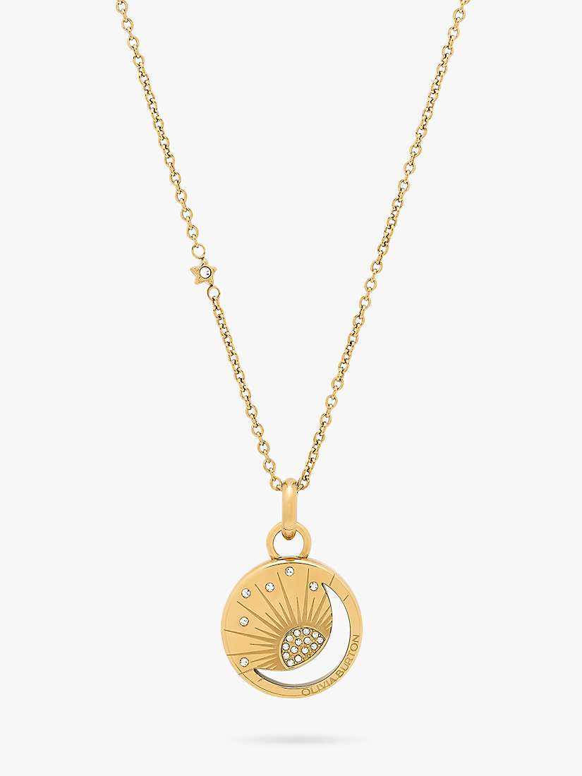 Buy Olivia Burton Sun And Moon Pendant Necklace, Gold Online at johnlewis.com