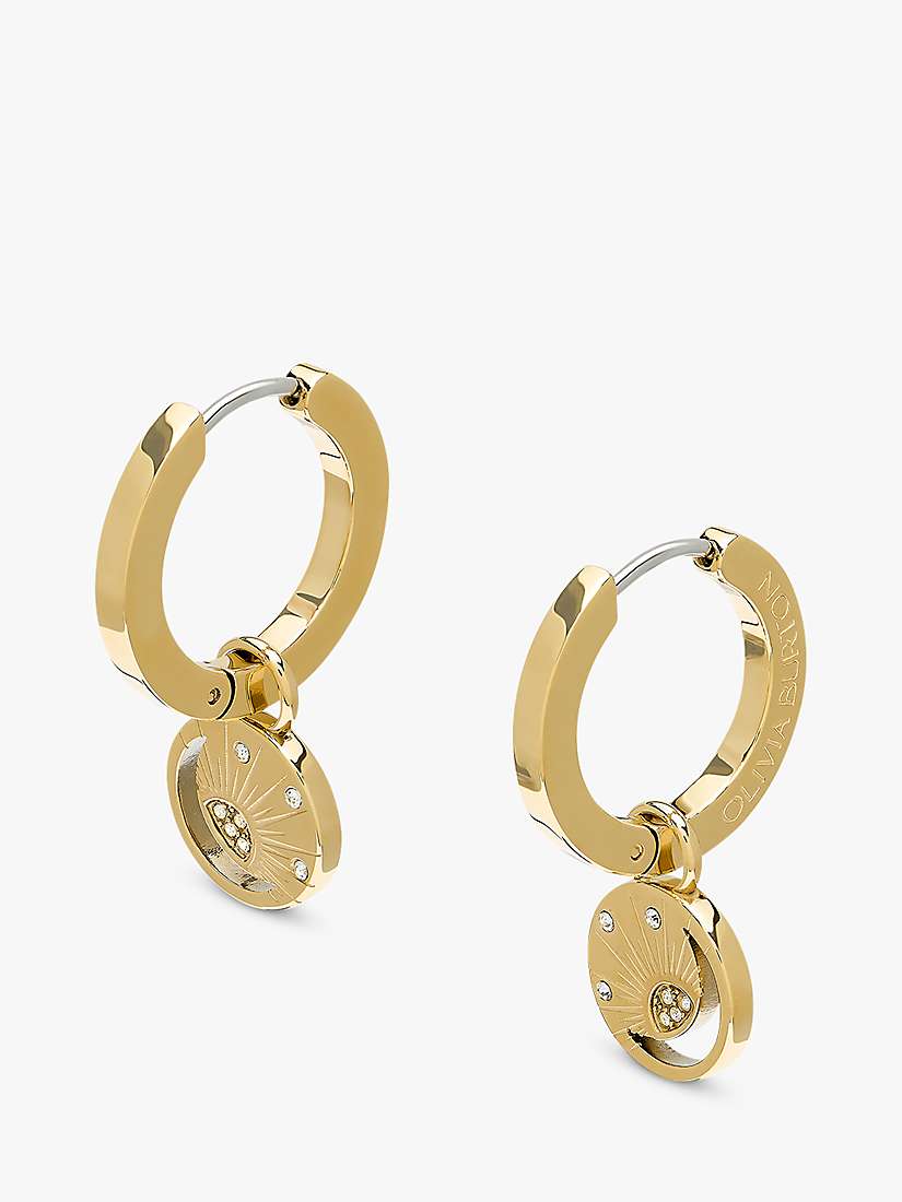 Buy Olivia Burton Sun And Moon Earrings, Gold Online at johnlewis.com
