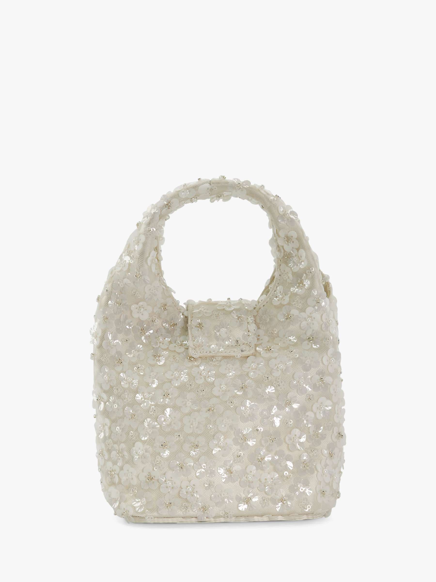 Buy Dune Bouquette Mini Grab Bag, Ivory Online at johnlewis.com
