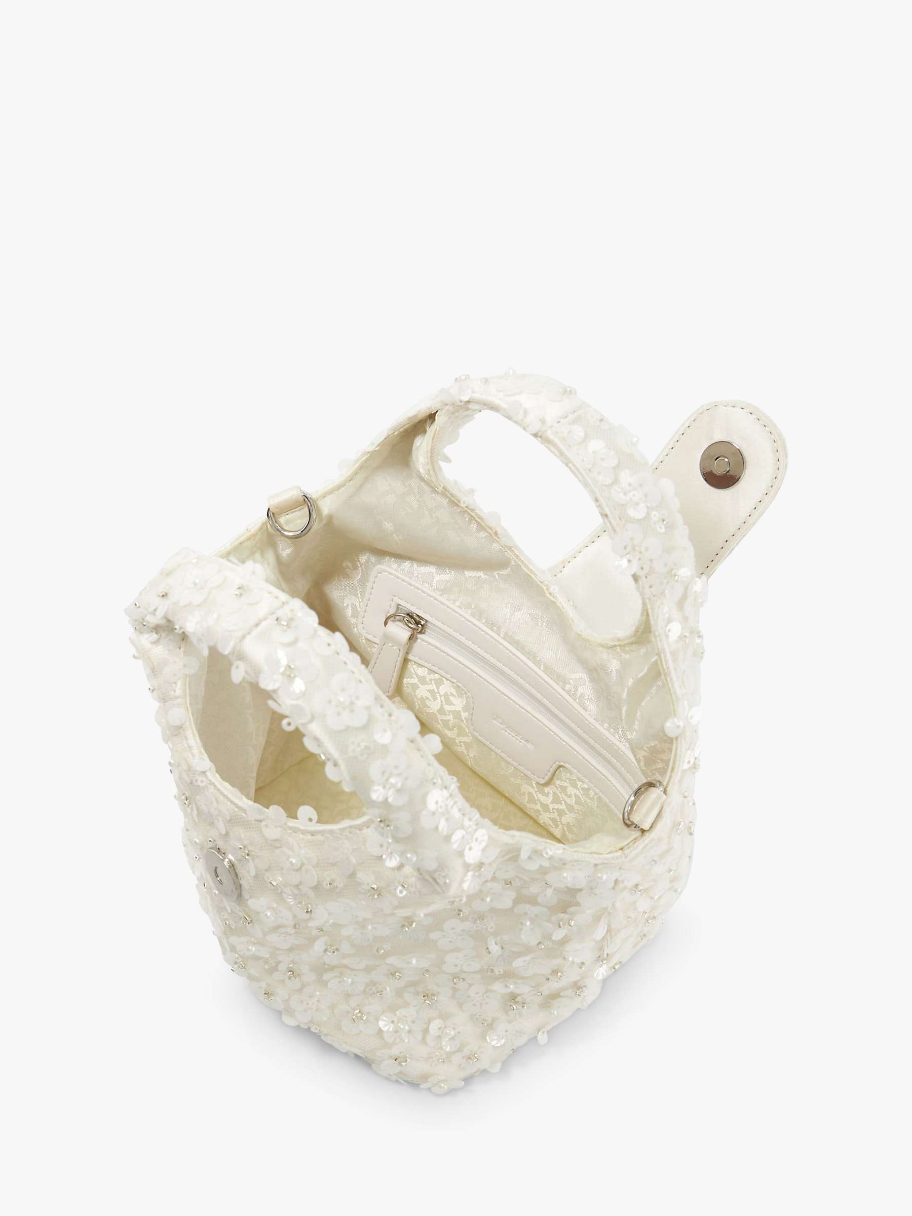 Buy Dune Bouquette Mini Grab Bag, Ivory Online at johnlewis.com