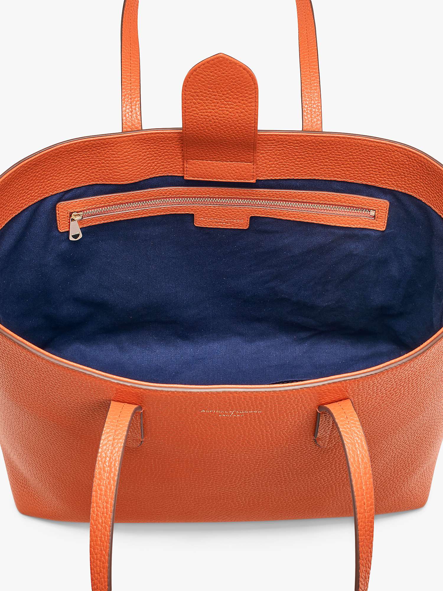 Buy Aspinal of London Regent East West Pebble Leather Tote Bag Online at johnlewis.com