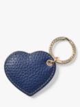 Aspinal of London Small Leather Heart Keyring