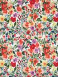Peter Horton Textiles Lilac Leaves Cotton Fabric, Multi
