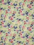 Peter Horton Textiles Flower Garden Cotton Fabric, Green