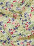 Peter Horton Textiles Flower Garden Cotton Fabric, Green