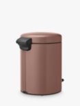 Brabantia newIcon Pedal Bin, 5L, Satin Taupe