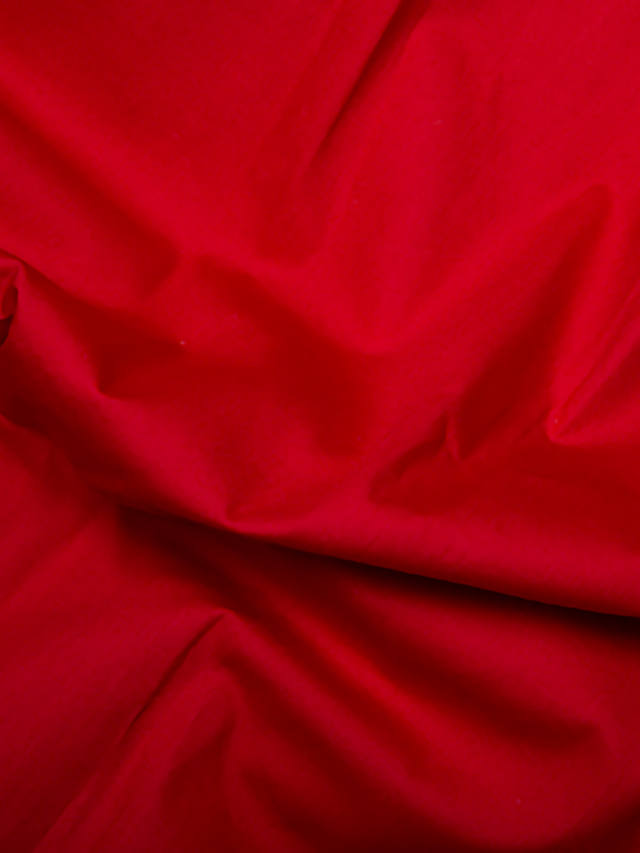Rose & Hubble Cotton Poplin Fabric, Scarlet Red