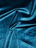Oddies Textiles Stretch Velvet Fabric, Teal
