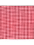 Oddies Textiles Small Cotton Gingham Fabric, Red/White