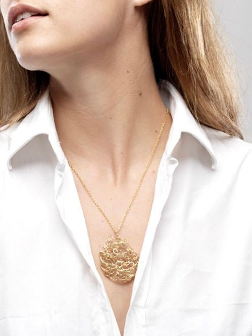 Buy Deborah Blyth Amara Pendant Necklace, Gold Online at johnlewis.com