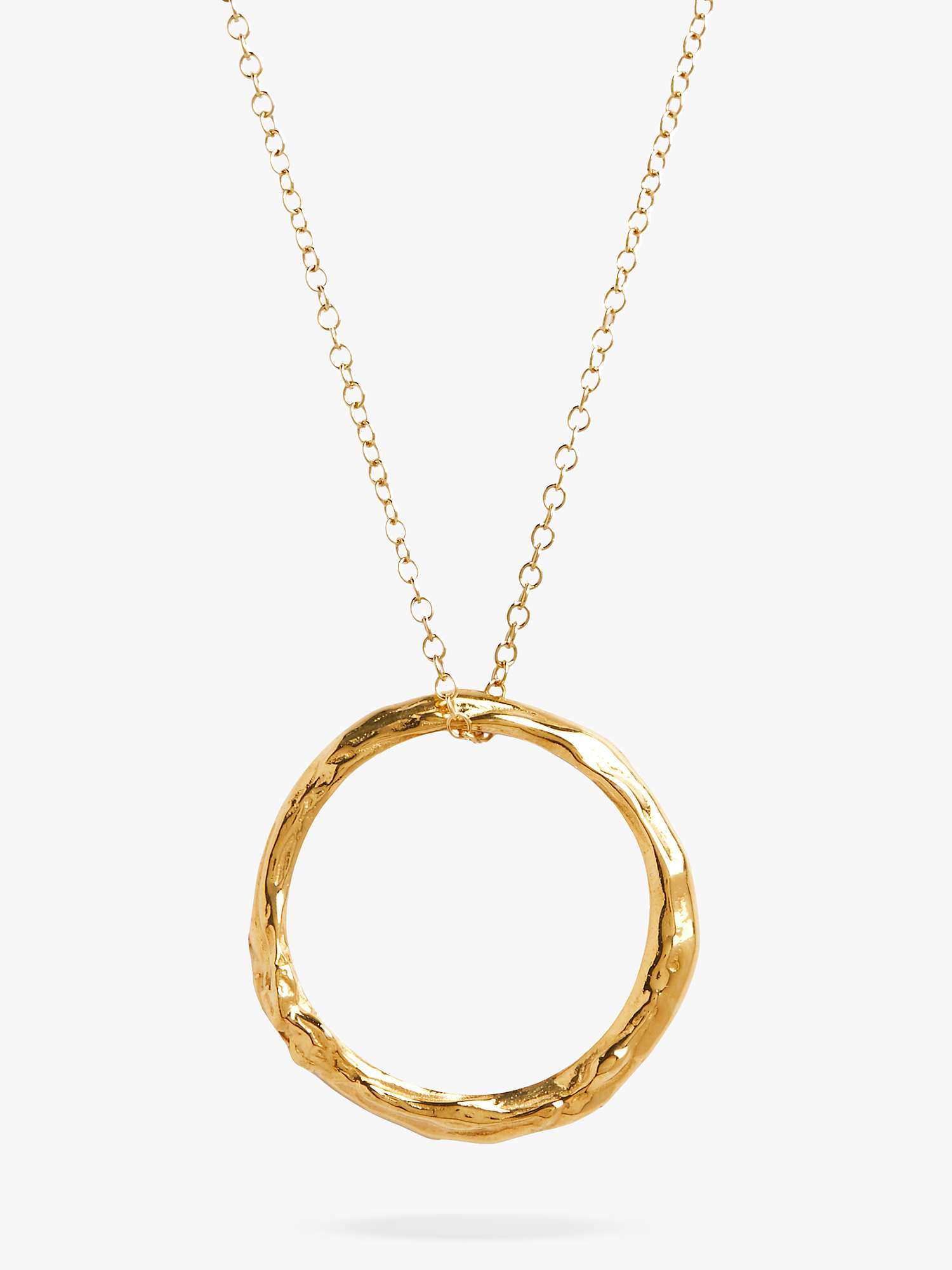 Buy Deborah Blyth Artemis Circle Pendant Necklace, Gold Online at johnlewis.com