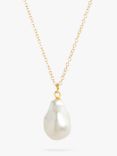 Deborah Blyth Ula Baroque Pearl Pendant Necklace, Gold