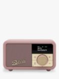 Roberts Revival Petite 2 DAB/DAB+/FM Bluetooth Portable Digital Radio with Alarm, Dusky Pink