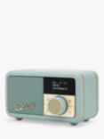 Roberts Revival Petite 2 DAB/DAB+/FM Bluetooth Portable Digital Radio with Alarm, Duck Egg