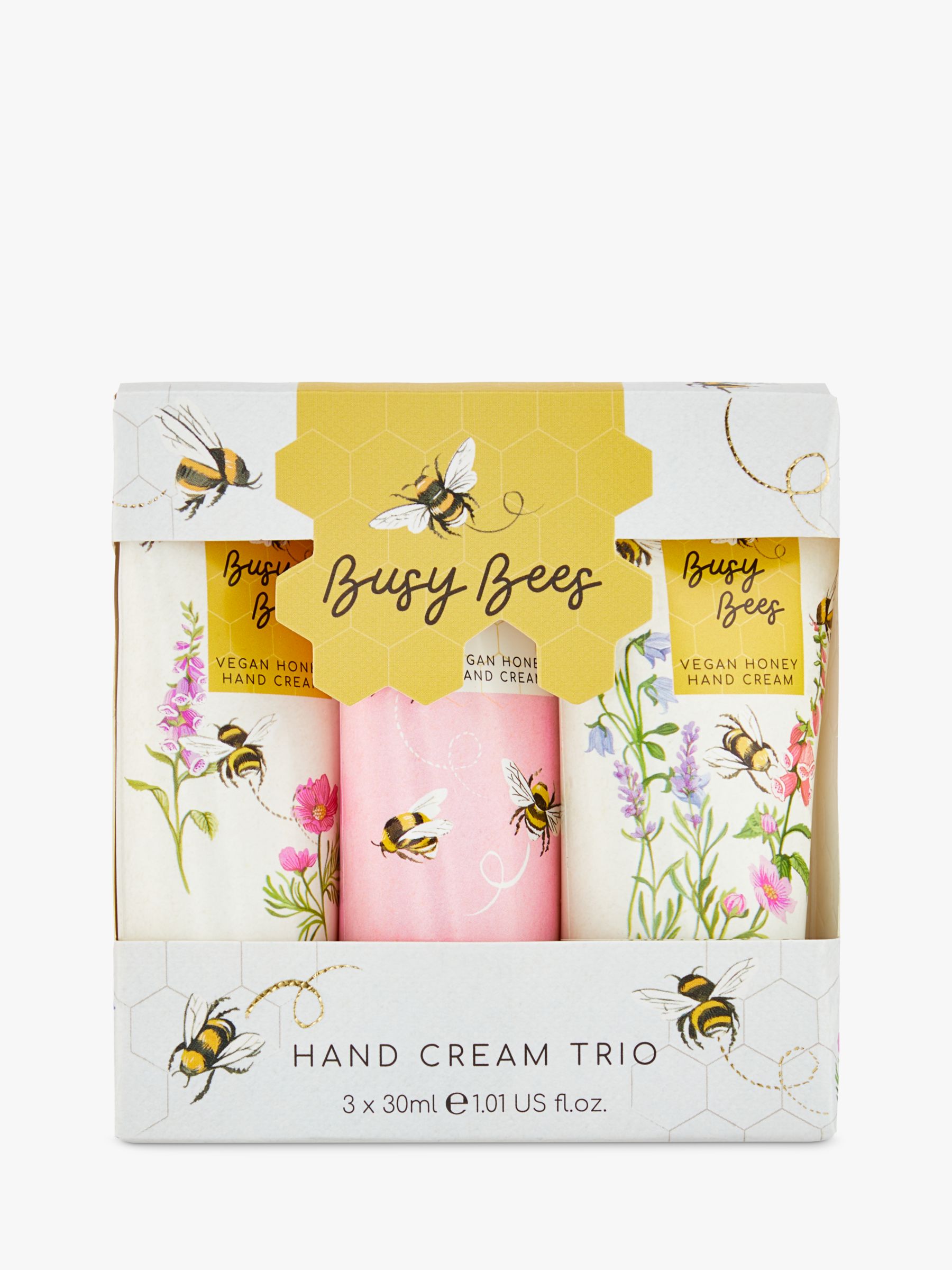 Heathcote & Ivory Busy Bees Hand Creams, Set of 3