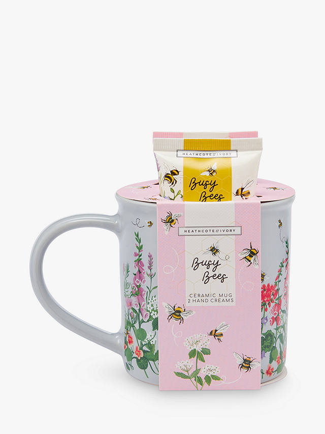 Heathcote & Ivory Busy Bees Mug & Hand Cream Gift Set 1