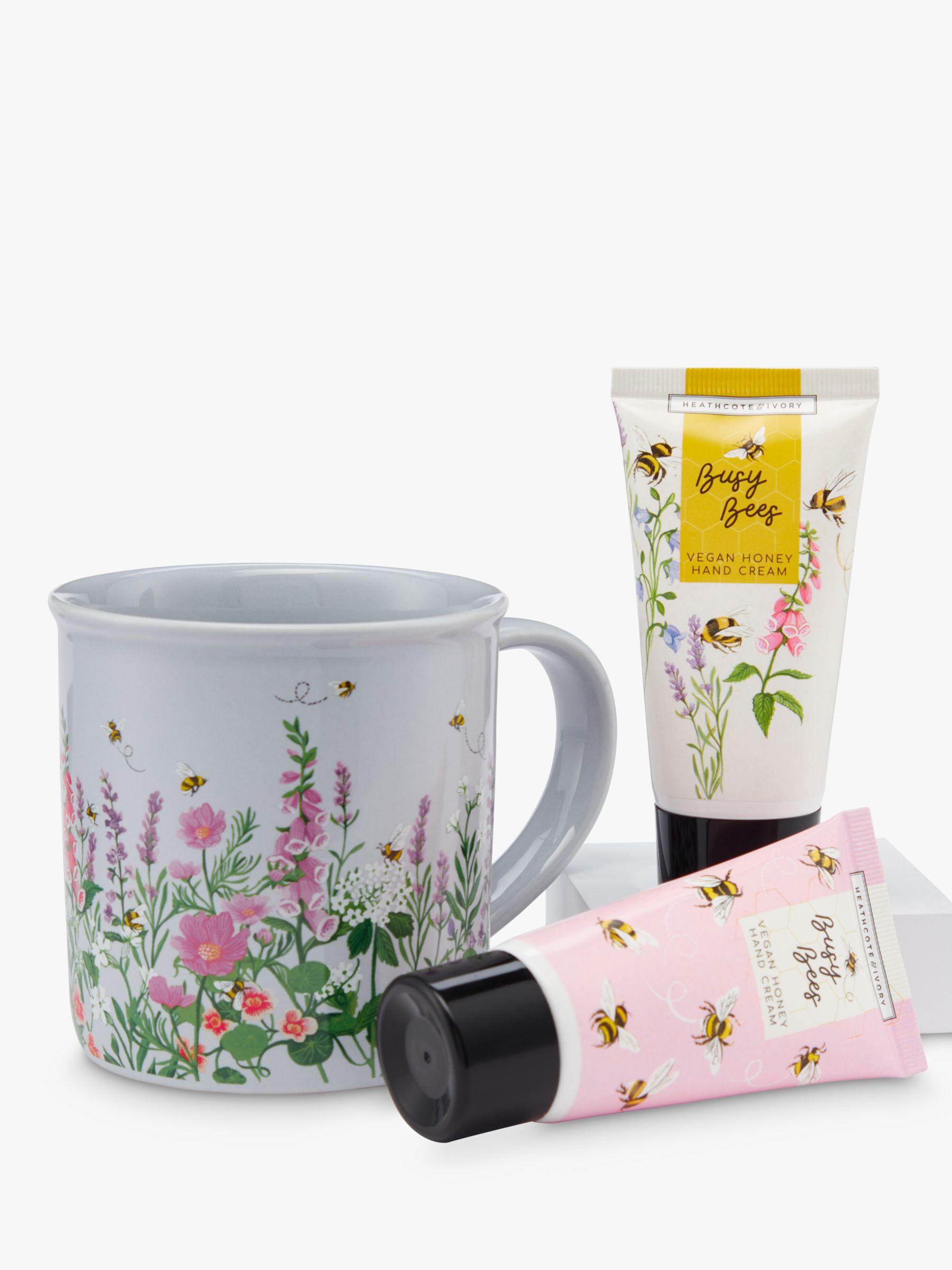 Heathcote & Ivory Busy Bees Mug & Hand Cream Gift Set