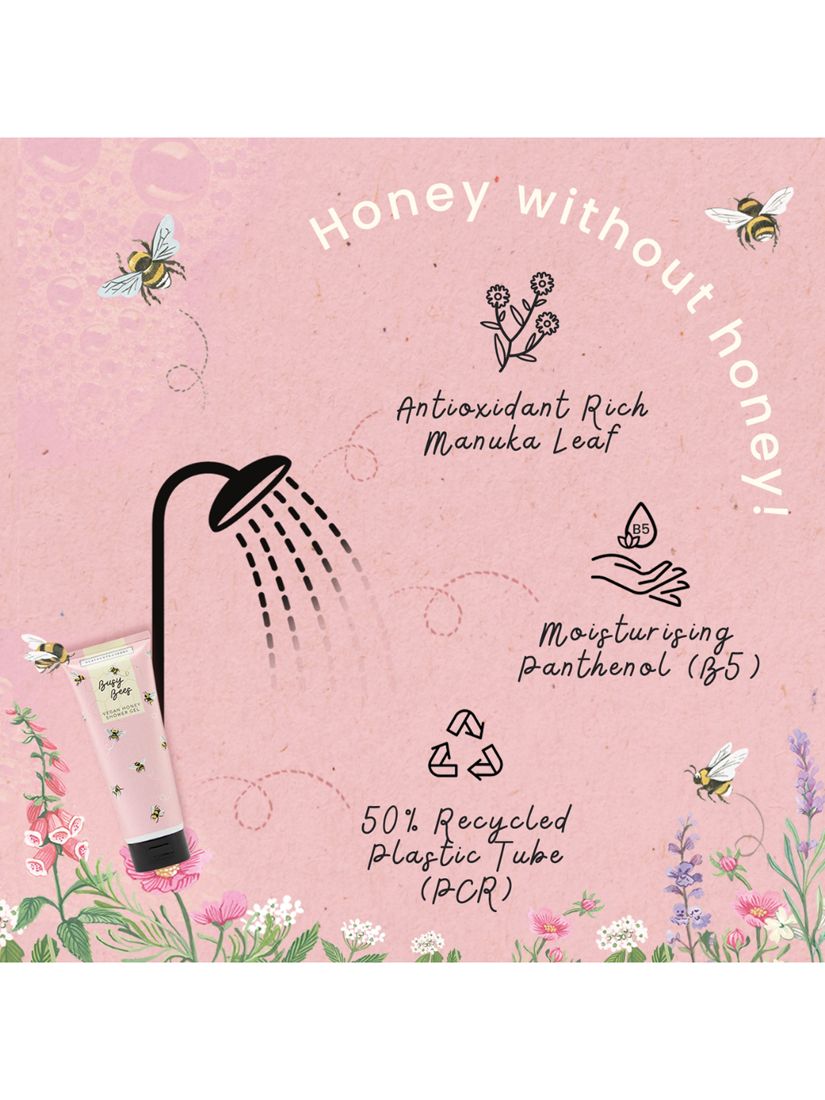 Heathcote & Ivory Busy Bees Vegan Honey Shower Gel, 250ml 4