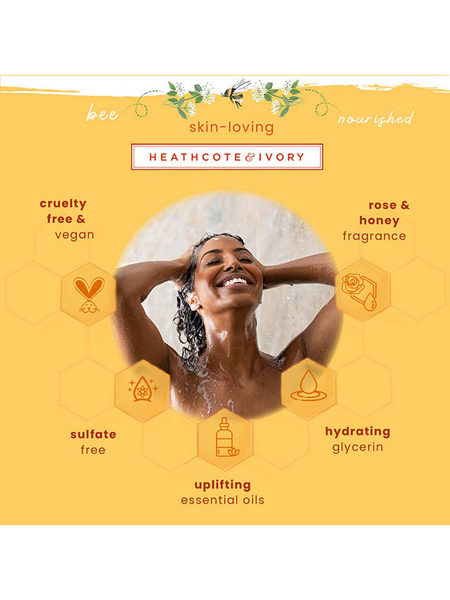 Heathcote & Ivory Busy Bees Vegan Honey Shower Gel, 250ml 5