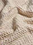 Piglet in Bed Textured Waffle Throw, Oat Milk, L220 x W130cm