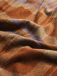 Piglet in Bed Cabin Wool Blanket, L185 x W140cm, Burnt Orange