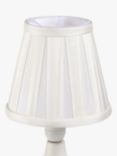 John Lewis Oratorio Silk Candle Lampshade, White