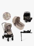 Nuna x Liberty Fantasy Land Collection Triv Next Generation Pushchair, LYTL Carrycot and Pipa Next Car Seat and Base Next Bundle