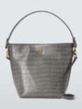 John Lewis Leather Turn Lock Bucket Bag