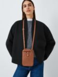 John Lewis Leather Zip Around Phone Cross Body Bag