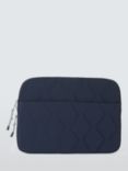 John Lewis ANYDAY Quilted Laptop Pouch, Navy