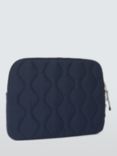 John Lewis ANYDAY Quilted Laptop Pouch, Navy