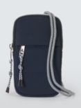 John Lewis ANYDAY Quilted Slim Phone Bag, Navy