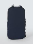 John Lewis ANYDAY Quilted Slim Phone Bag, Navy