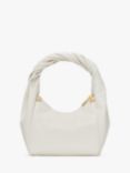 kate spade new york Twirl Leather Top Handle Bag, Light Cream