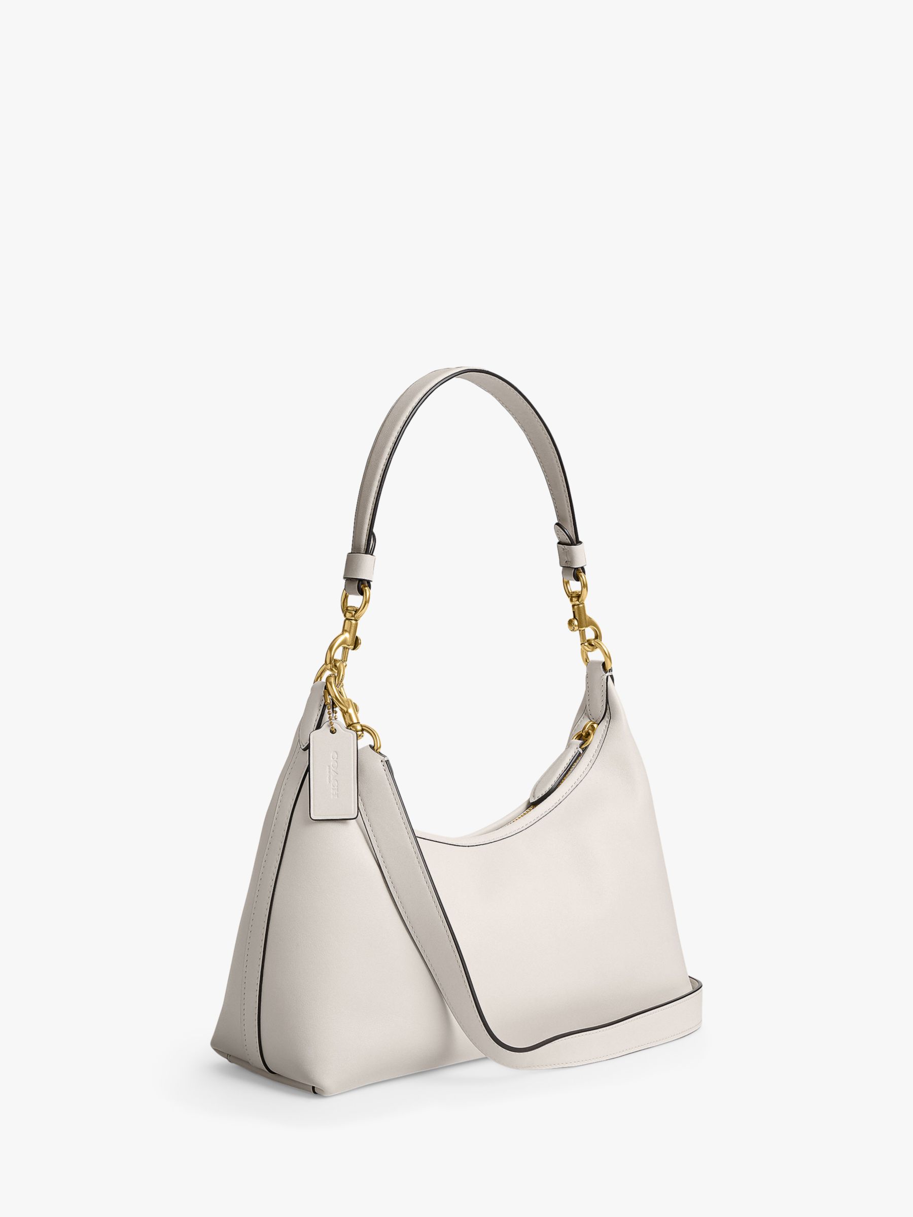 Coach Juliet Leather Shoulder Bag, Chalk