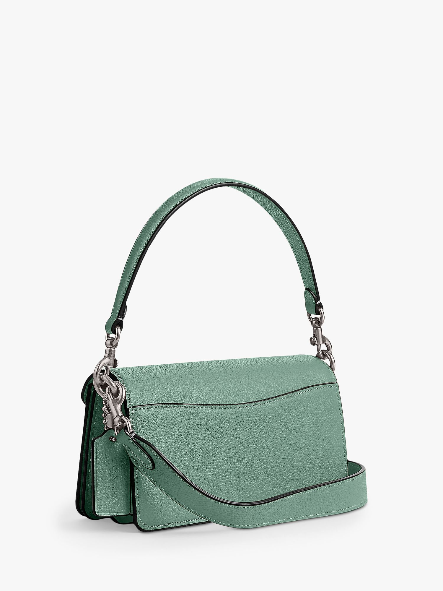 Coach Tabby 20 Leather Shoulder Bag, Aquamarine