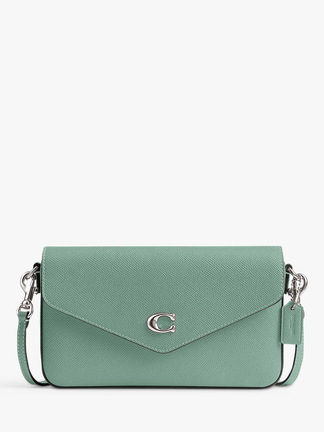 Coach Wyn Leather Cross Body Bag, Aquamarine