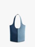 CHARLES & KEITH Arlys Tote Bag, Denim Blue