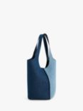 CHARLES & KEITH Arlys Tote Bag, Denim Blue