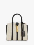 CHARLES & KEITH Cesia Canvas Tote Bag, Black/Multi