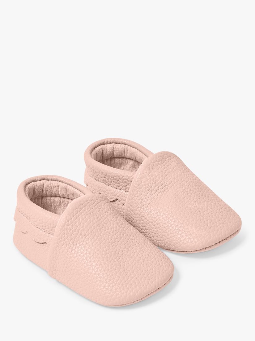 Katie Loxton Baby Scalloped Pram Shoes, Blush Pink