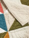 John Lewis Colourful Patchwork Quilted Bedspread, Multi