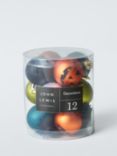 John Lewis Halloween Shatterproof Baubles, Tub of 12