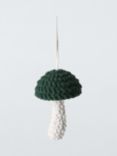 John Lewis Crochet Hanging Decoration, Green