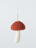 John Lewis Crochet Hanging Decoration, Orange