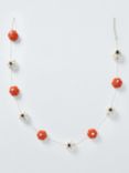 John Lewis Felt Pumpkin Garland, L180cm