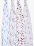 Aden + Anais Harry Potter GOTS Organic Cotton Large Muslin Swaddle Blanket, Pack of 4, Multi