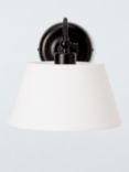 John Lewis Rodeo Swing Arm Wall Light, Black