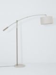 John Lewis Adler Arc Floor Lamp, Brushed Steel